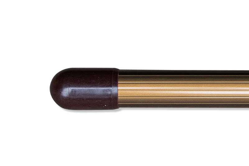アルミ一本竿ブラウン直径35ｍｍ la5253045